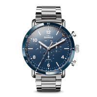 Canfield Sport Chronograph Watch - Midnight Blue