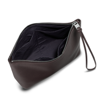 Small Zip Cosmetic Case - Espresso