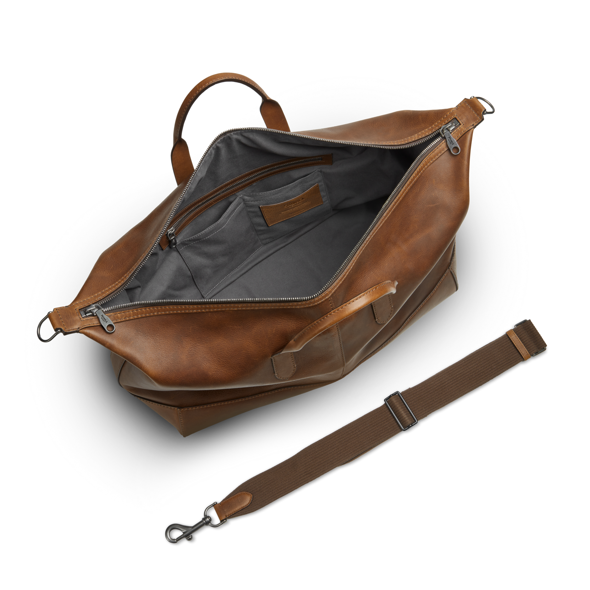 Canfield Classic Holdall - Medium Brown