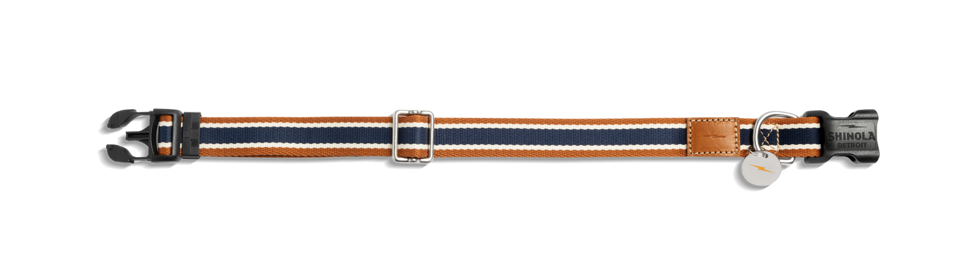 Nylon Dog Collar - Brand Stripe