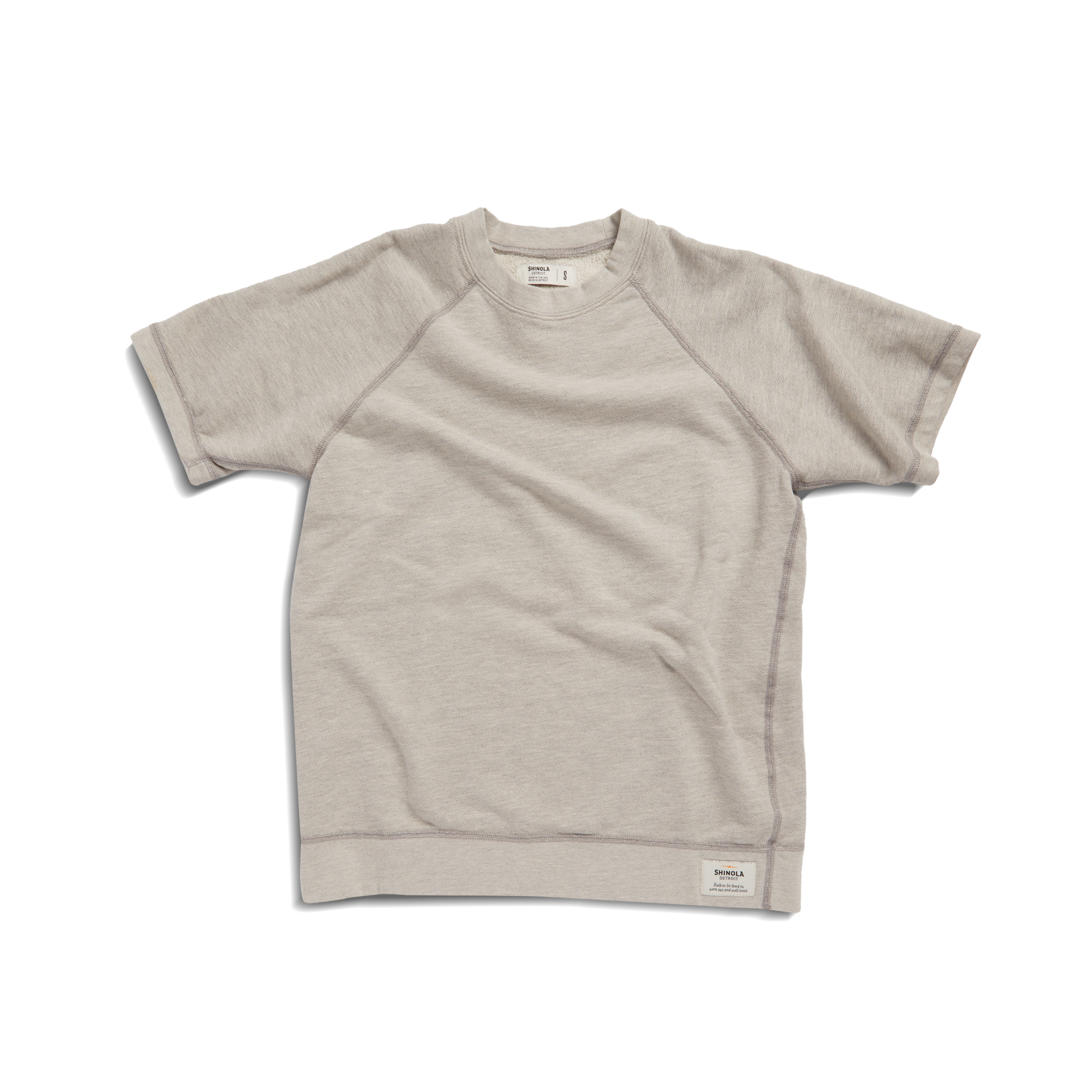 Short Sleeve Label Sweatshirt