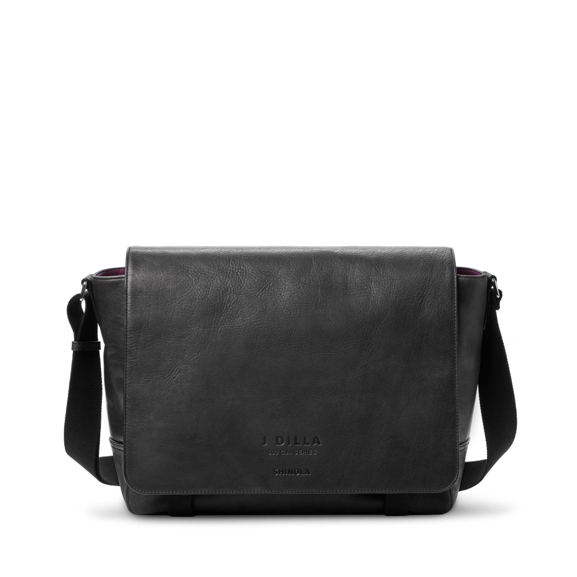 J Dilla Record Messenger Bag - Black