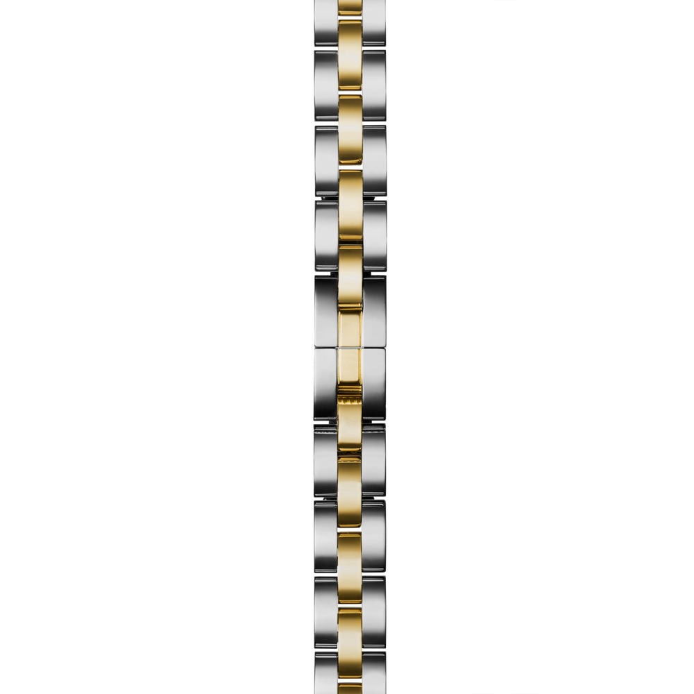 8mm Two-Tone 3-Link Bracelet - Two-Tone