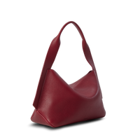Medium Derby Shoulder Bag - Ruby