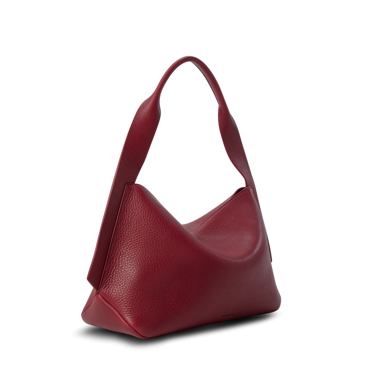 Medium Derby Shoulder Bag - Ruby