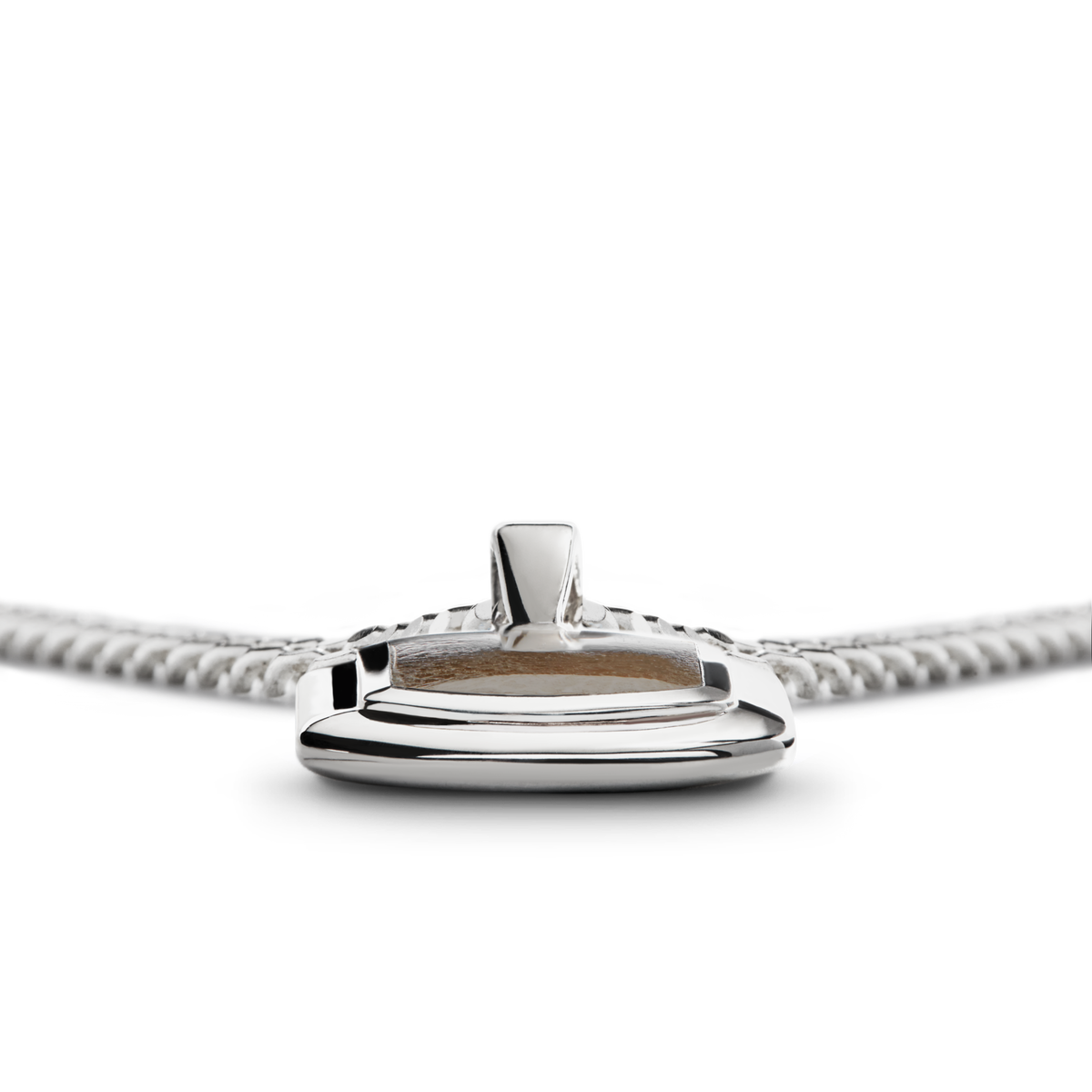 21mm Petoskey Tag Necklace - Sterling Silver