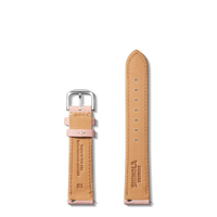 18mm Blush Leather Watch Strap - Blush