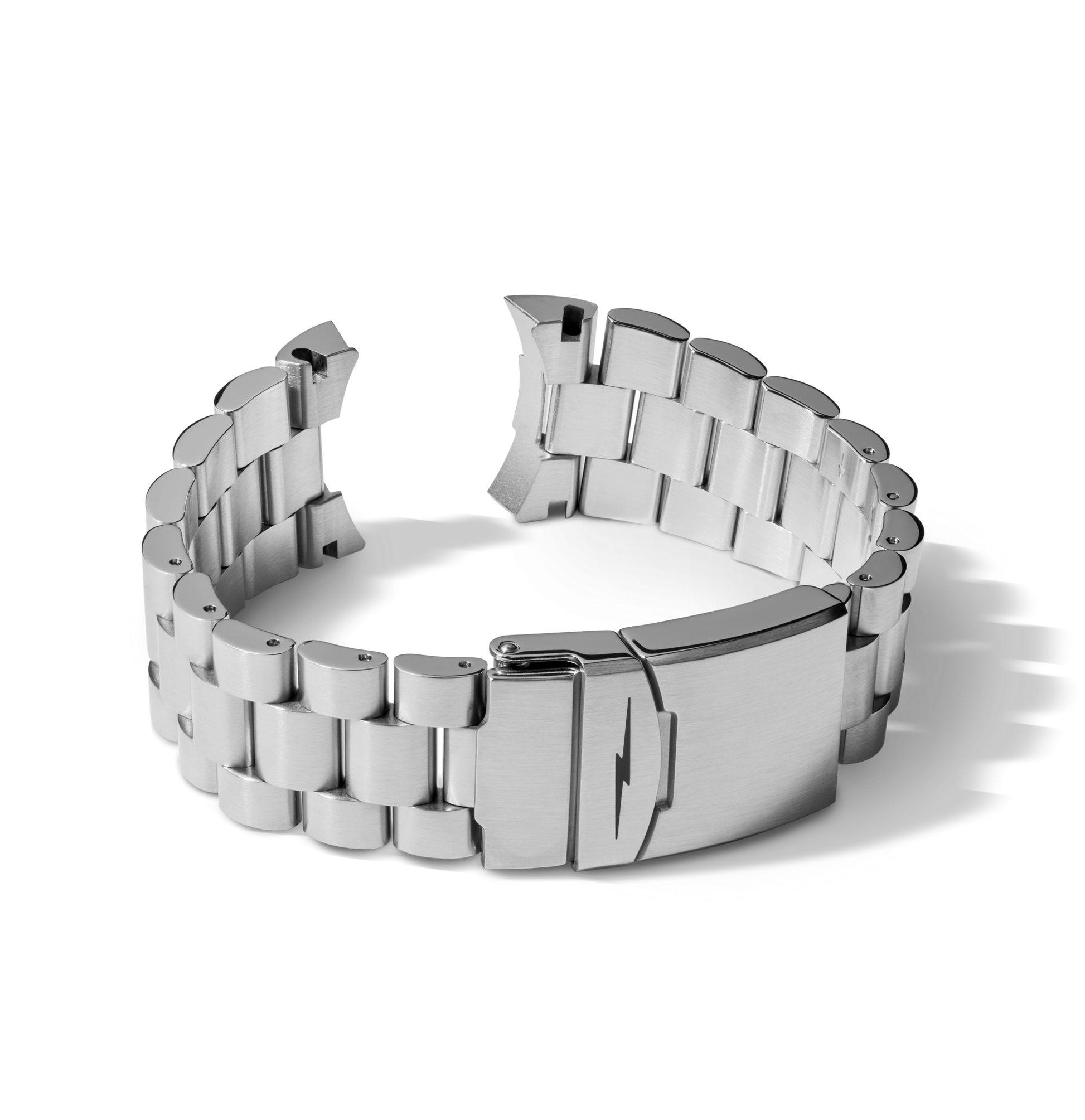 22mm Monster Stainless Steel 3-Link Bracelet - Stainless Steel