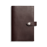 Medium Snap Journal Cover - Dark Brown Vachetta