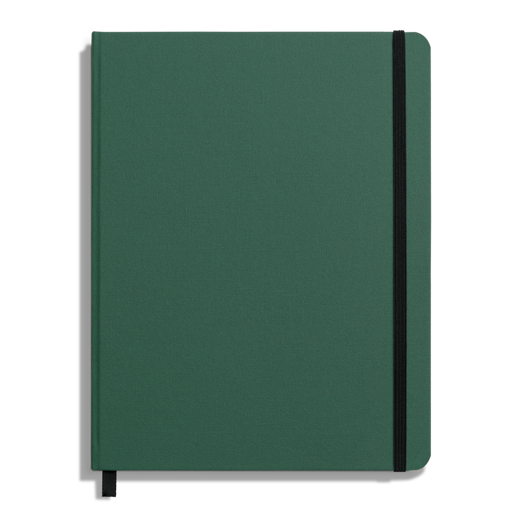 Large Hard Ruled Journal Fern