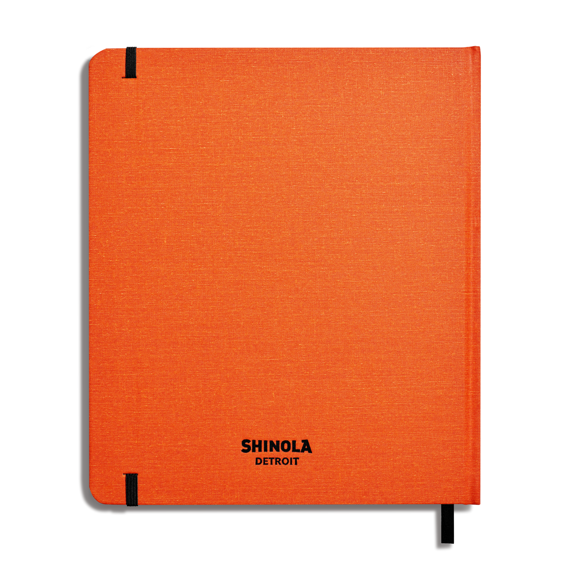 Large Hard Plain Sketchbook - Bold Orange