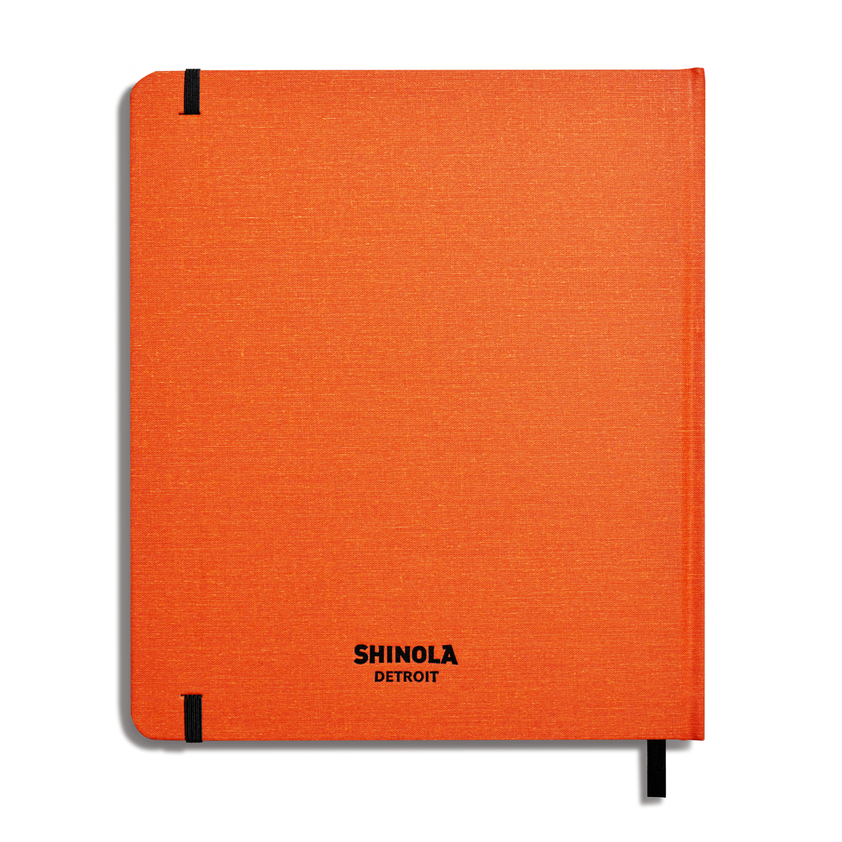 Large Hard Plain Sketchbook - Bold Orange