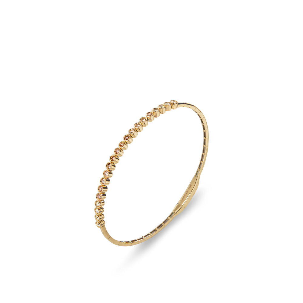 0.75 Carat Desert Diamond Tennis Bangle Bracelet