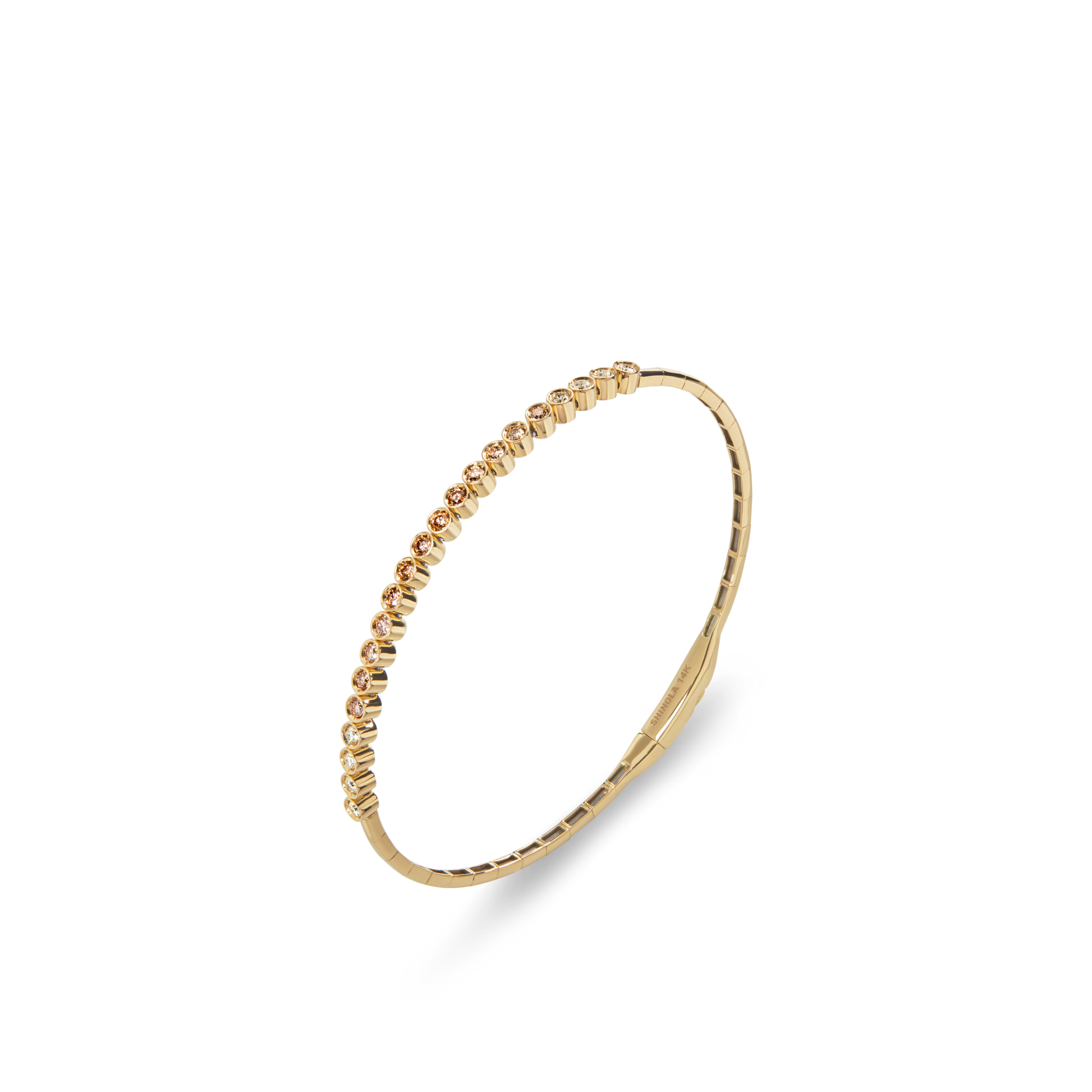 Desert Diamond Tennis Bangle Bracelet