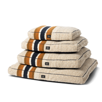 Napper Pillow Dog Bed - Stripe Brown