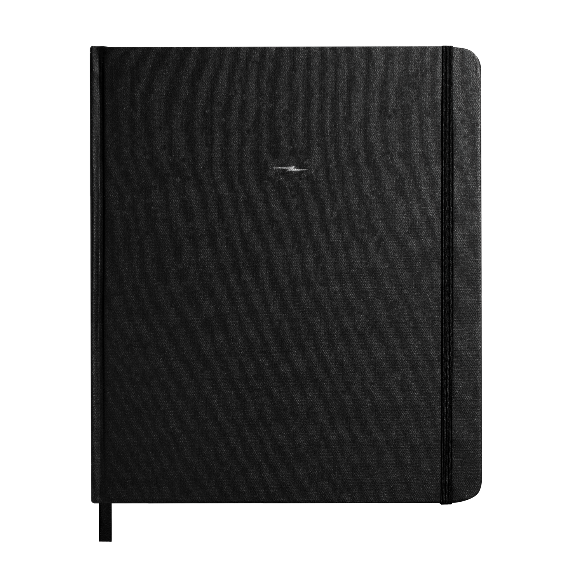 Large Hard Plain Sketchbook - Black