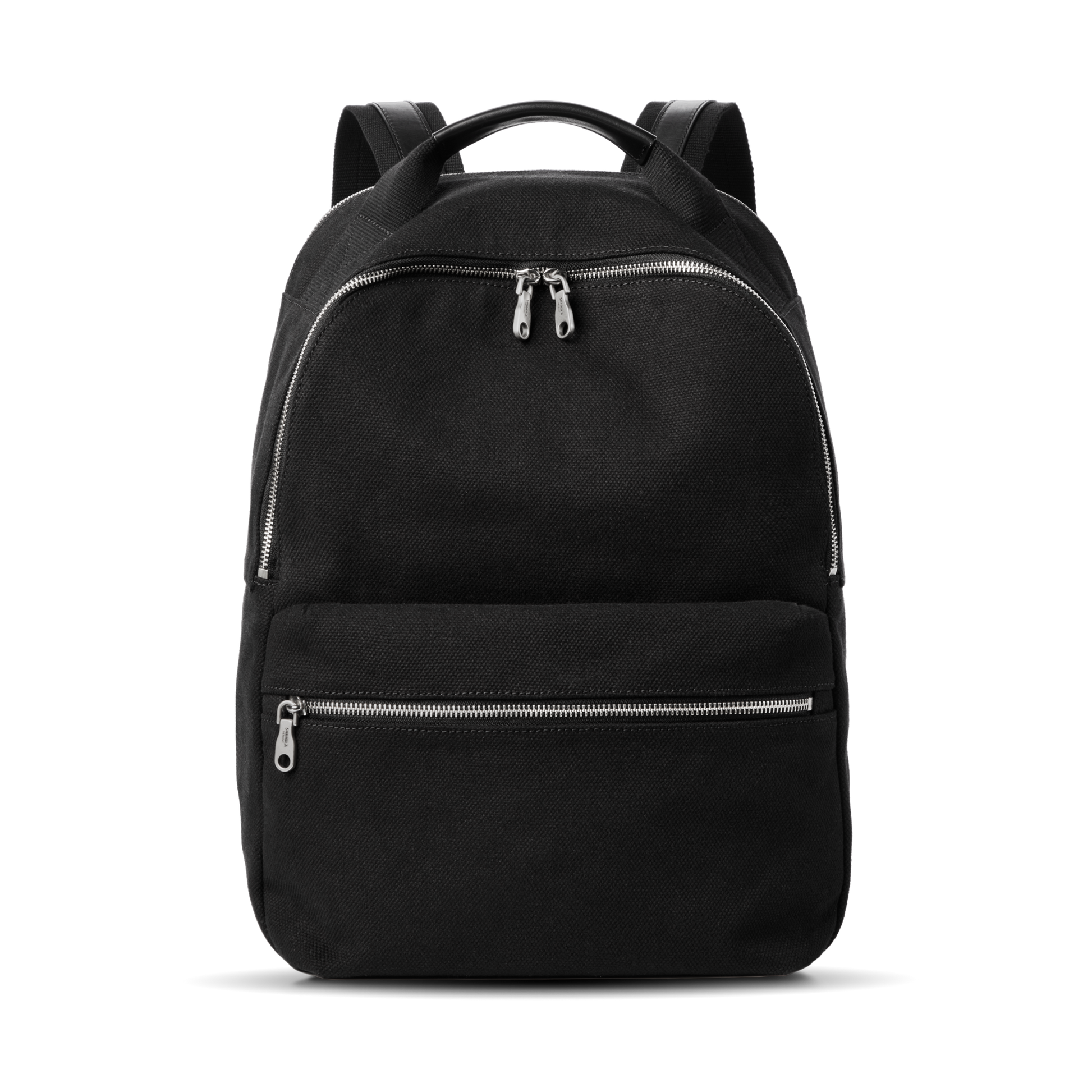 black leather canvas backpack Will Goods Rainline Daypack Perfect for day Runwell Canvas Backpack - Black