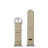 20mm Tan Split Nylon Apple Watch Strap - Tan