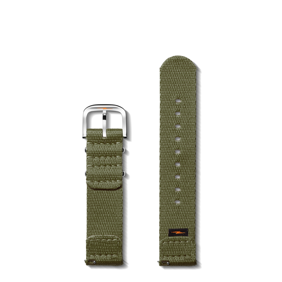 20mm Khaki G10 Nylon Watch Strap - Khaki