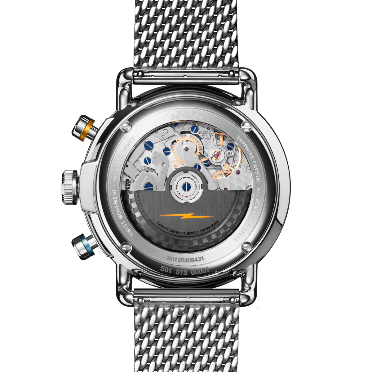 Canfield Speedway Open Road Automatic Chronograph Watch - Blue