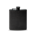 Leather Wrapped Flask - Black