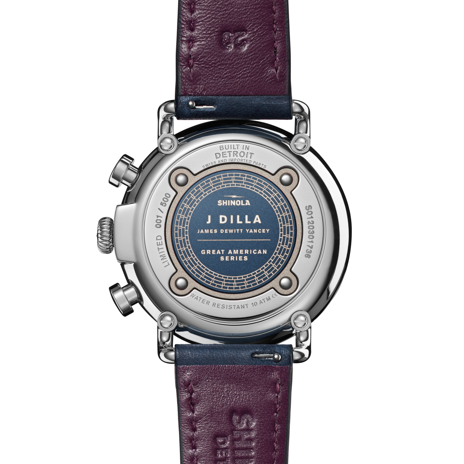 J Dilla Runwell Chronograph Watch - Midnight Blue