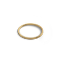 1mm Round Yellow Gold Band