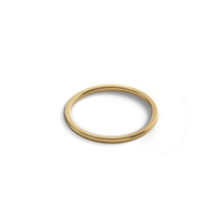 1mm Round Yellow Gold Band