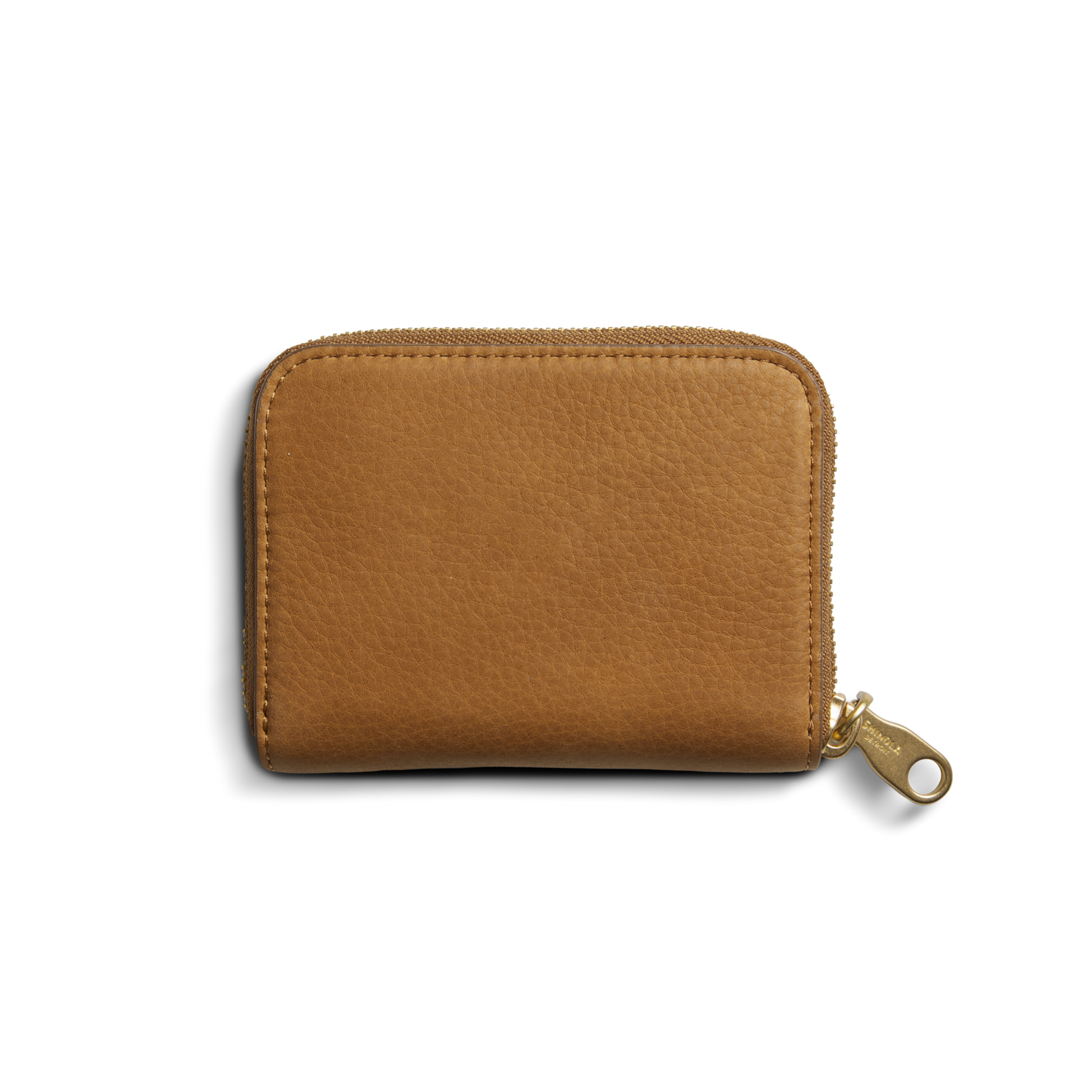 Pocket Small Zip Around Wallet - Tan