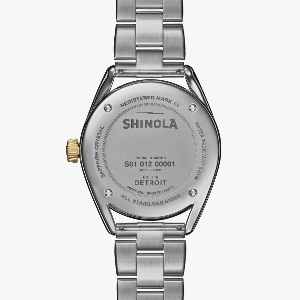 Derby Watch - White Mother of Pearl