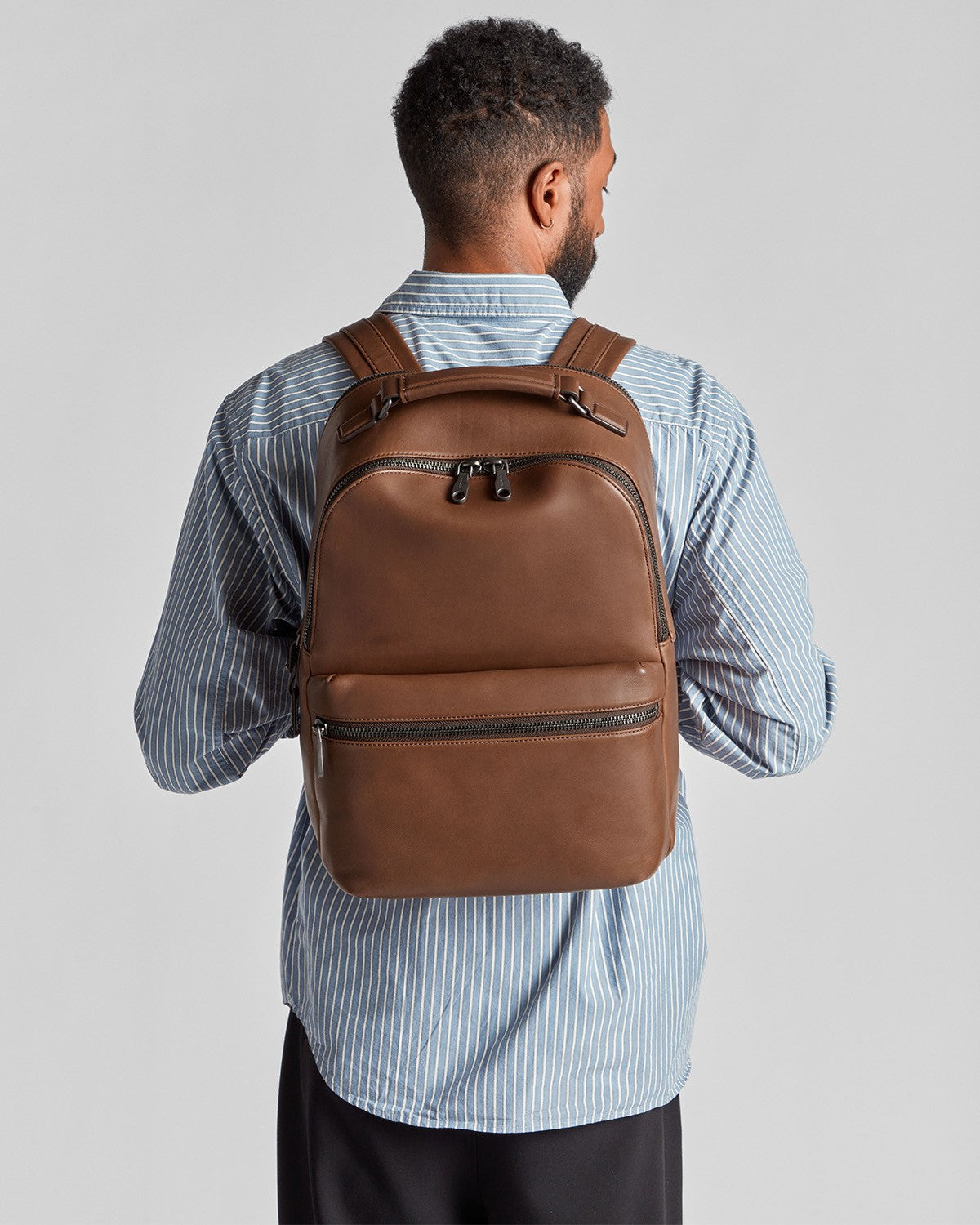 Shinola Men's Backpack | Brown Leather