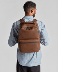 Runwell Backpack - Medium Brown