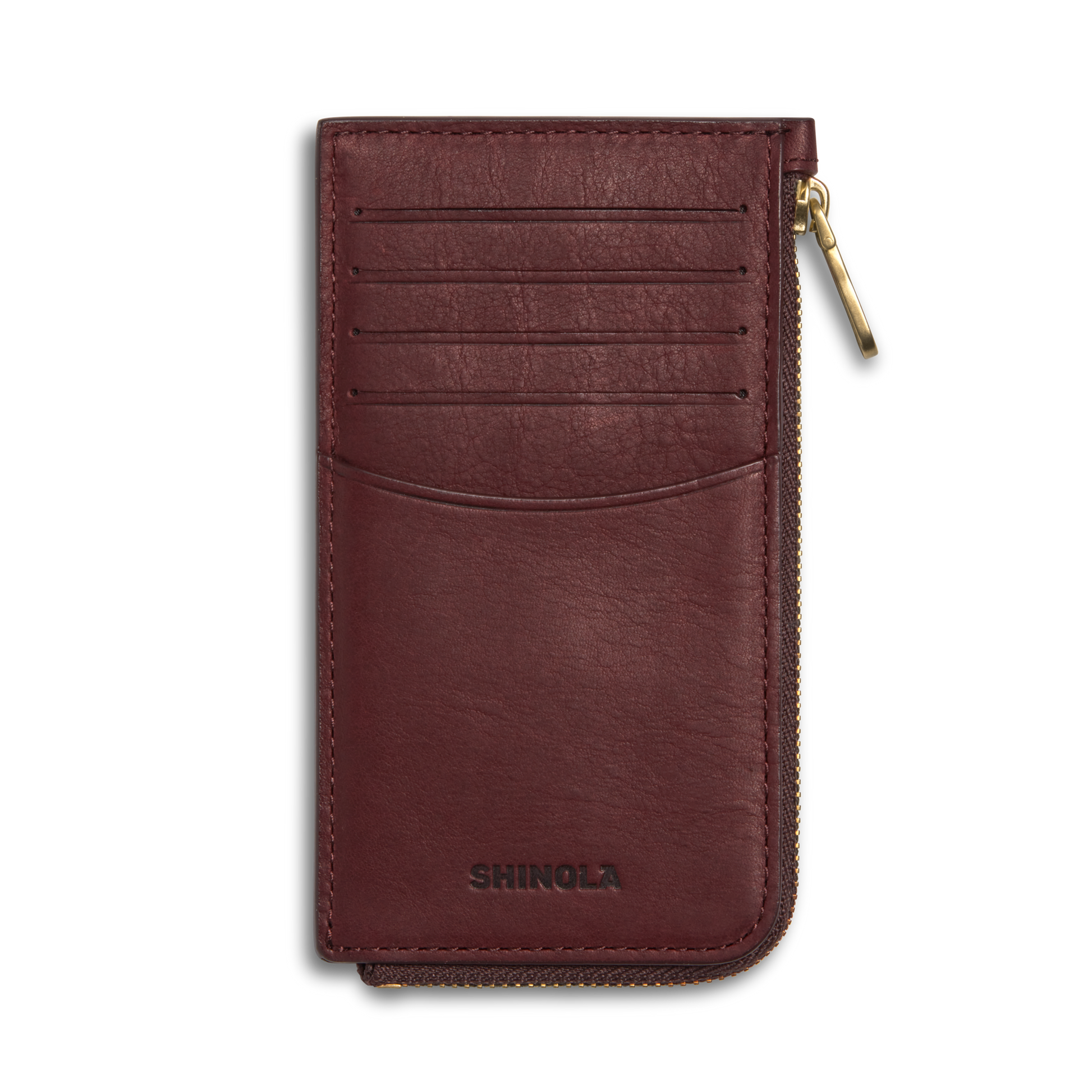 Birdy Zip Around Card Holder - Merlot