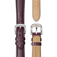 QR Strap: 18/16 Nappa, RR Classic, PoSS - Aubergine