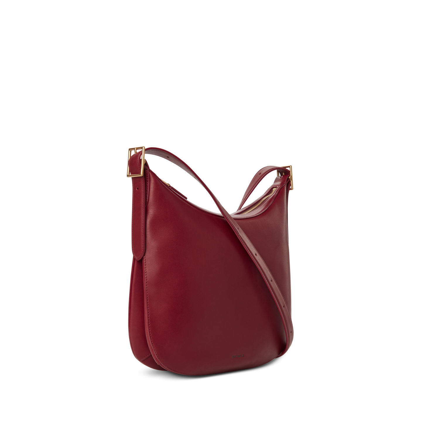 Medium Accordion Crossbody - Ruby