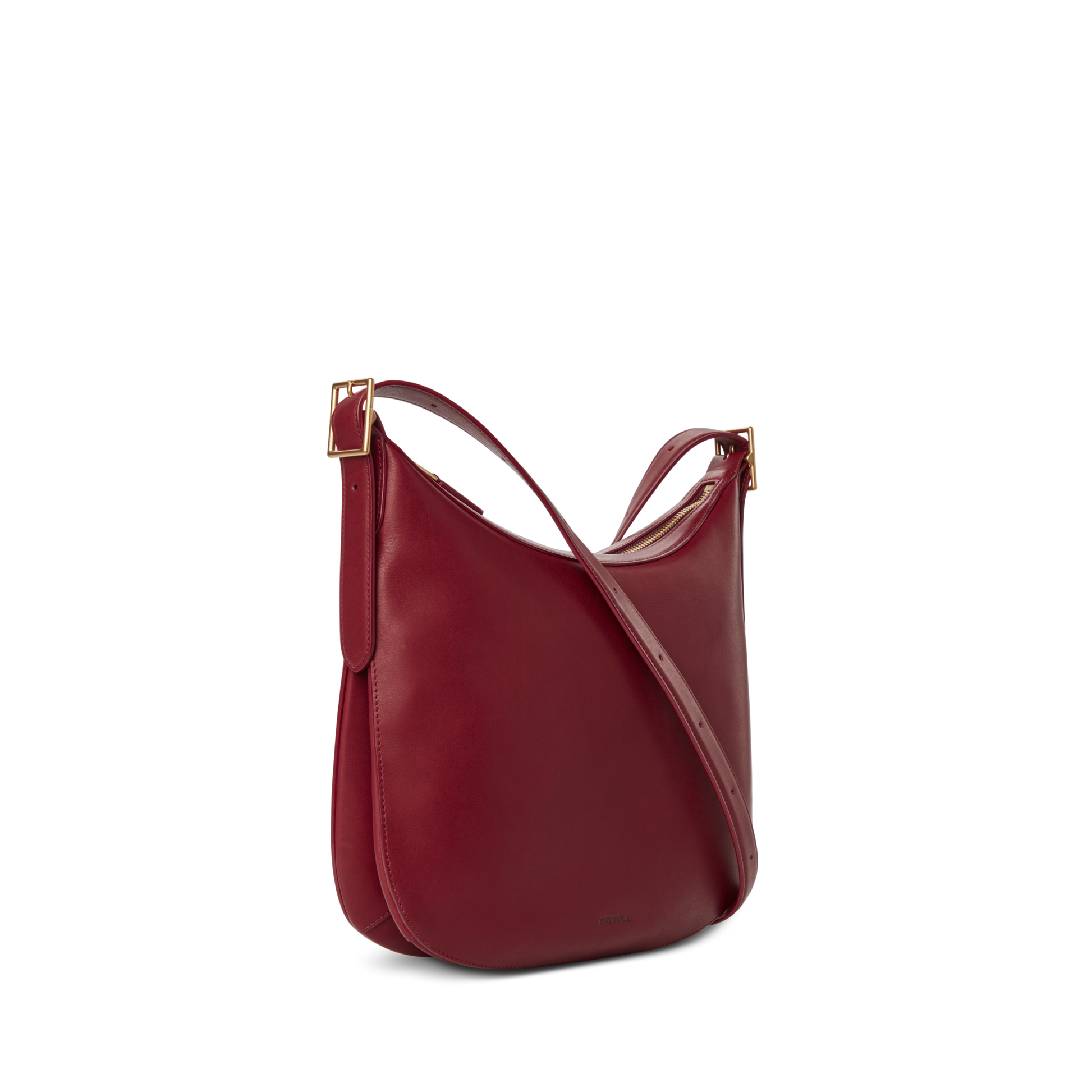 Medium Accordion Crossbody - Ruby