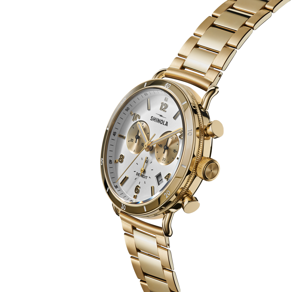 Canfield Sport Chronograph Watch - Silver