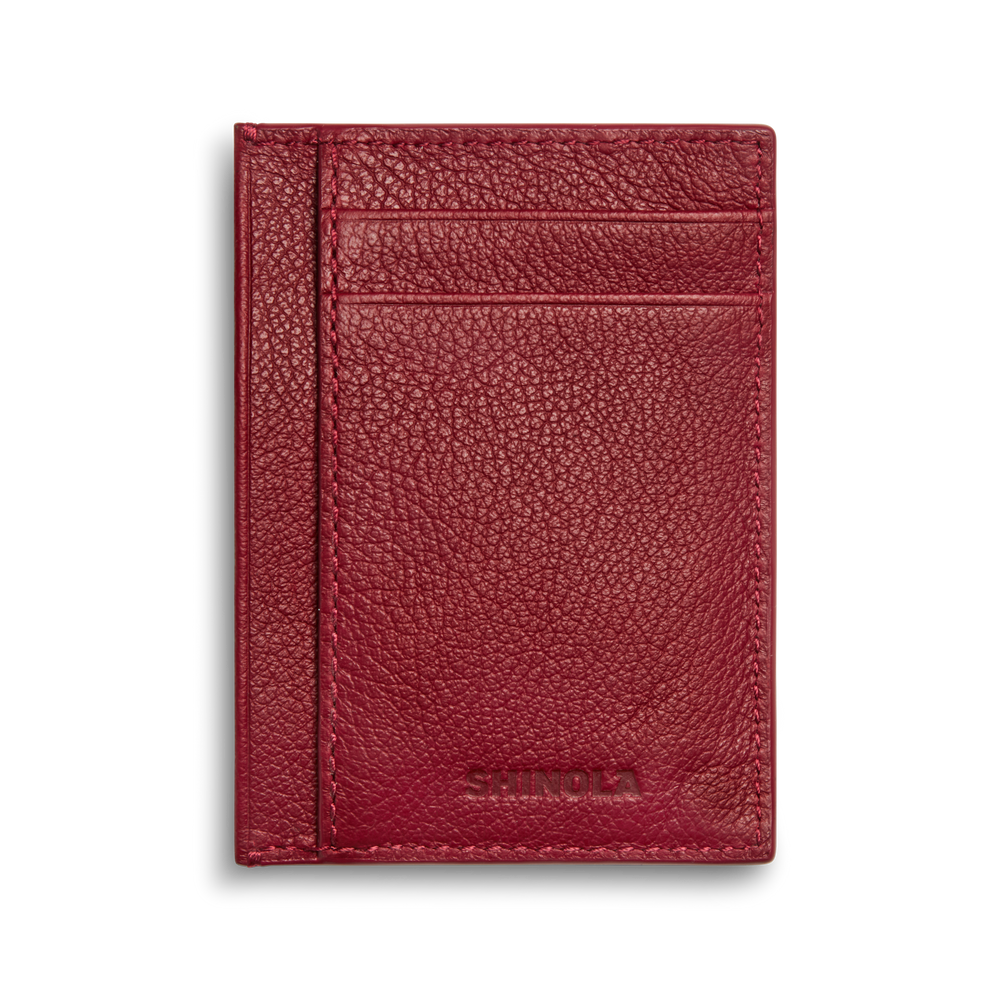 Canfield ID Card Holder - Ruby