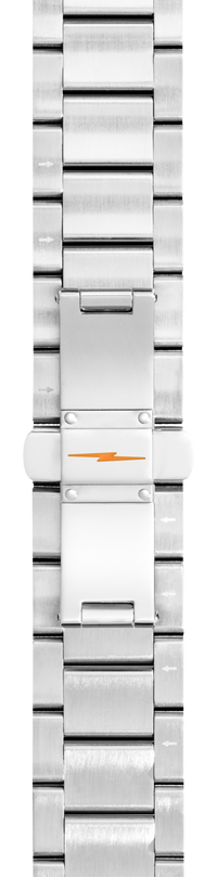 24mm Stainless Steel 3-Link Apple Watch Bracelet - Stainless Steel