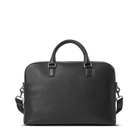 Double Zip Briefcase - Black