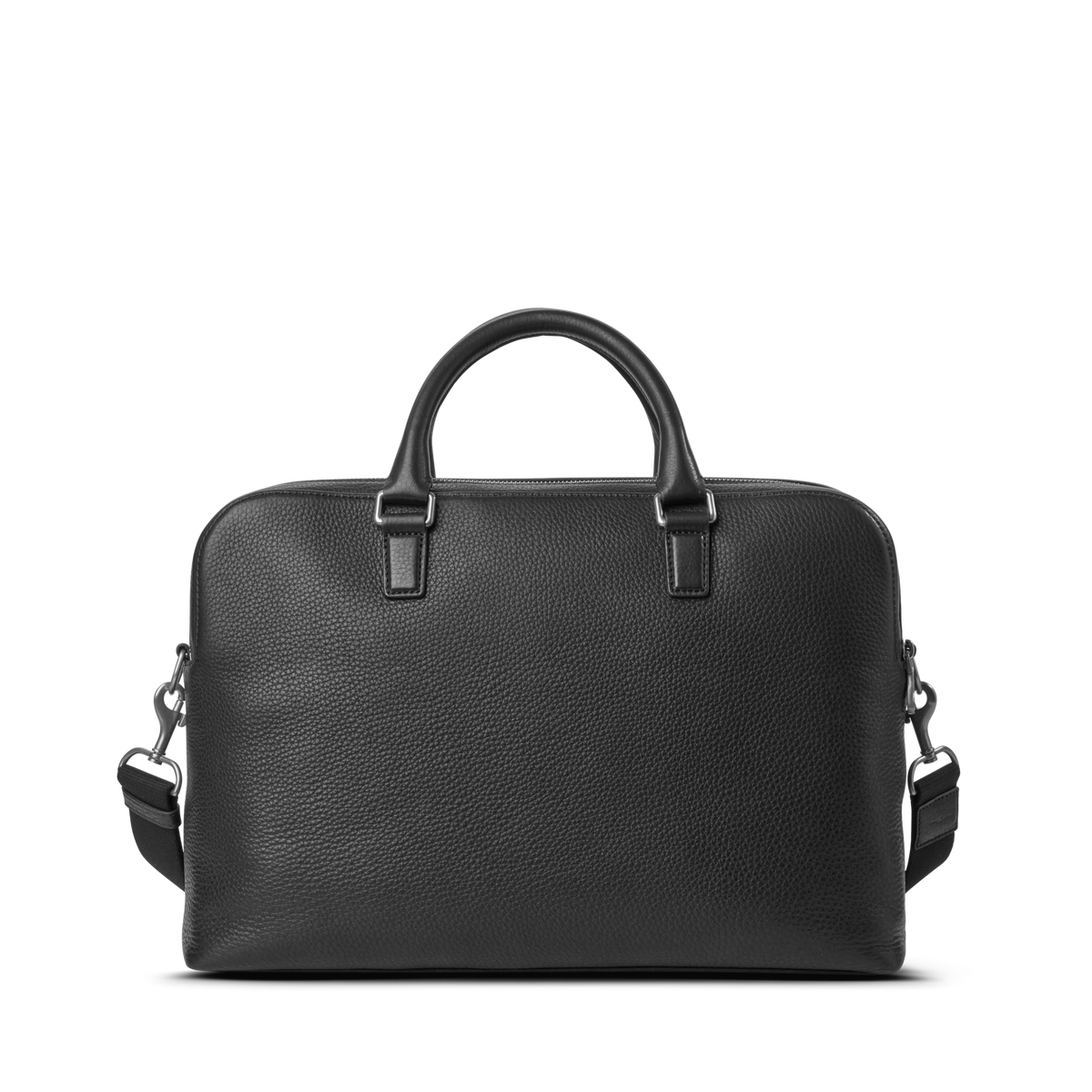 Double Zip Briefcase - Black