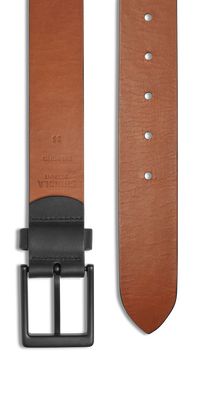 1 1/2" Lightning Bolt Keeper Belt - Black