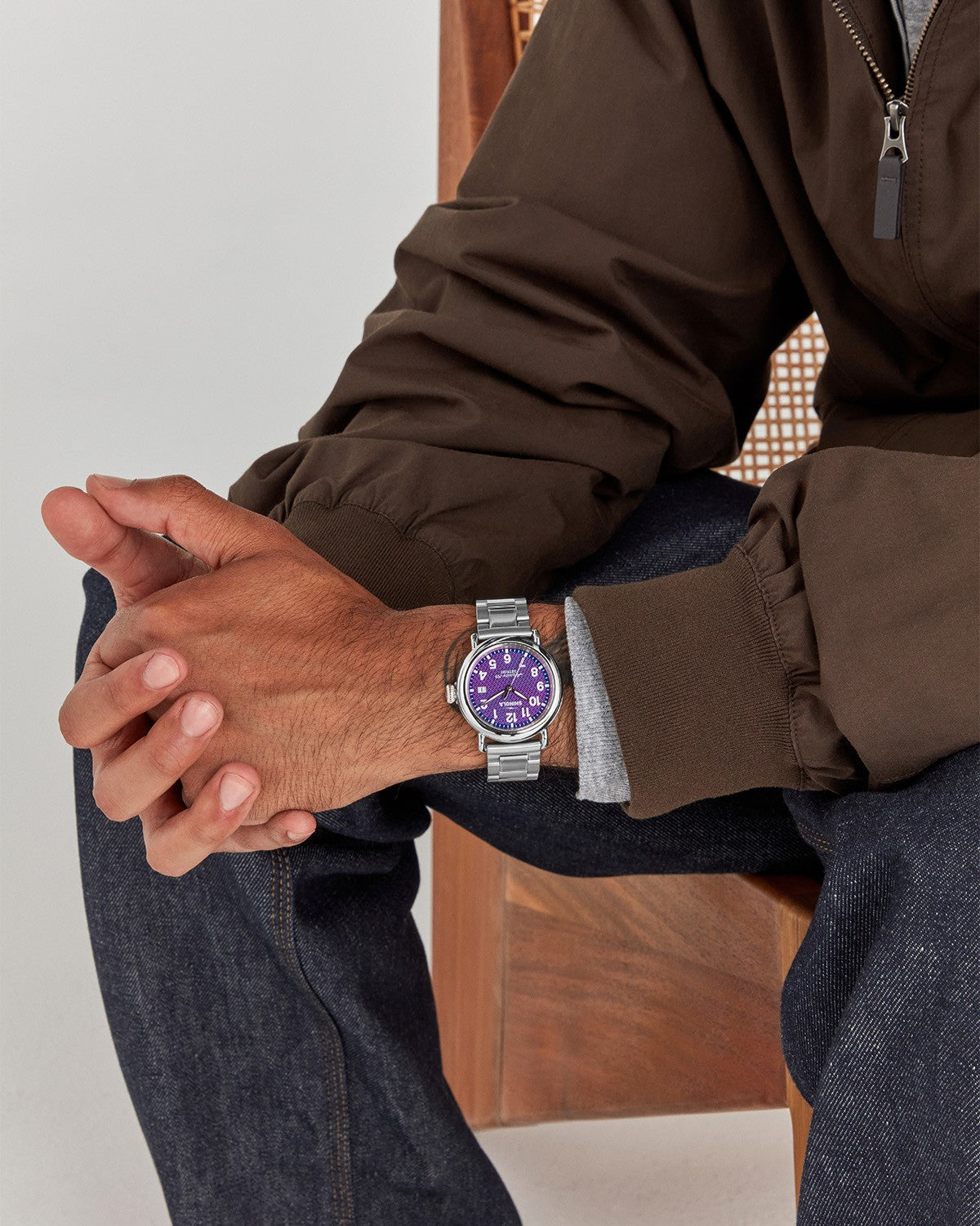 Runwell Watch - Silicon Purple