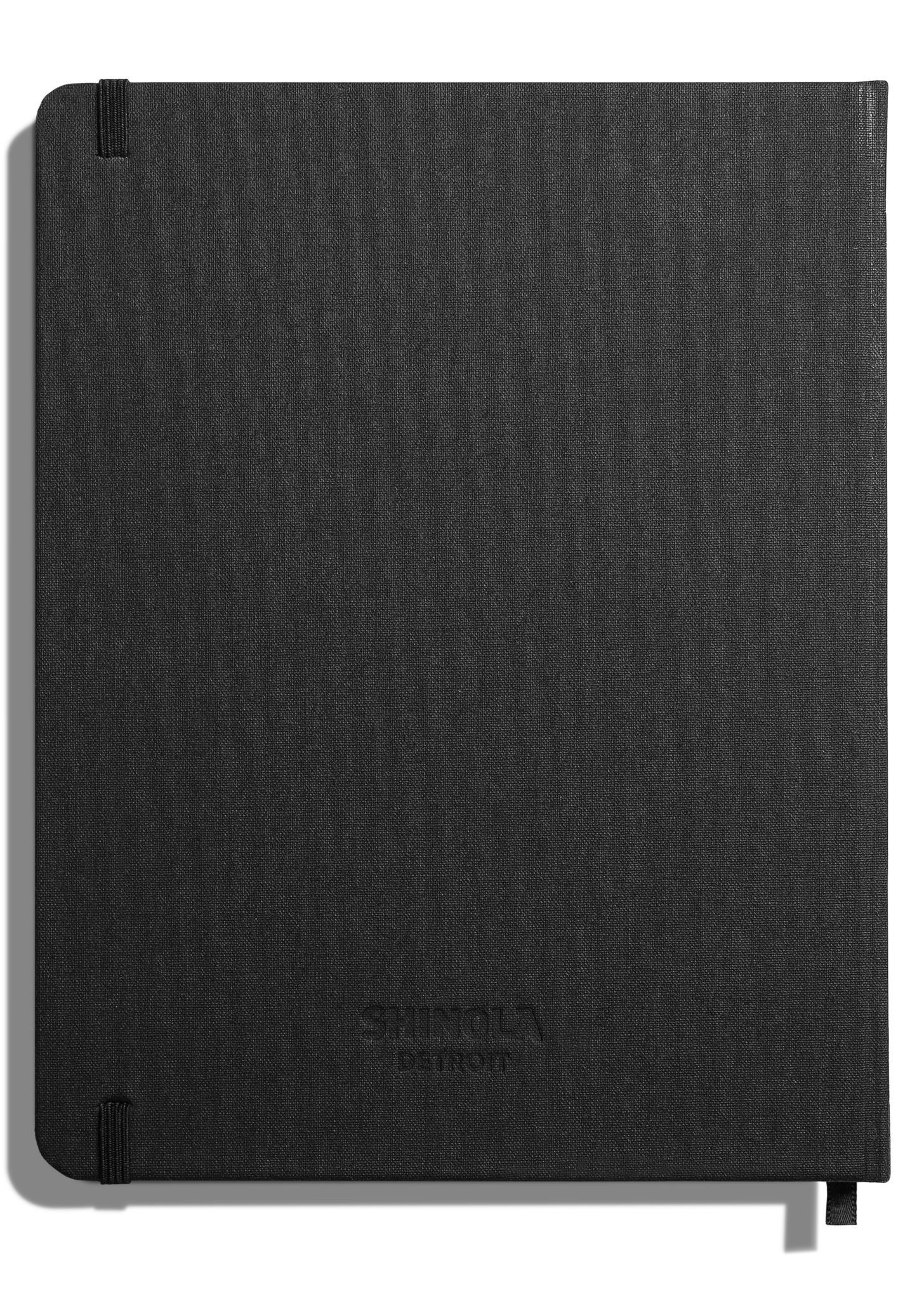 Large Hard Plain Journal - Black