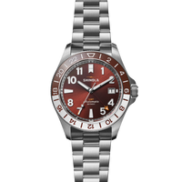 Monster GMT Automatic Watch - Whiskey