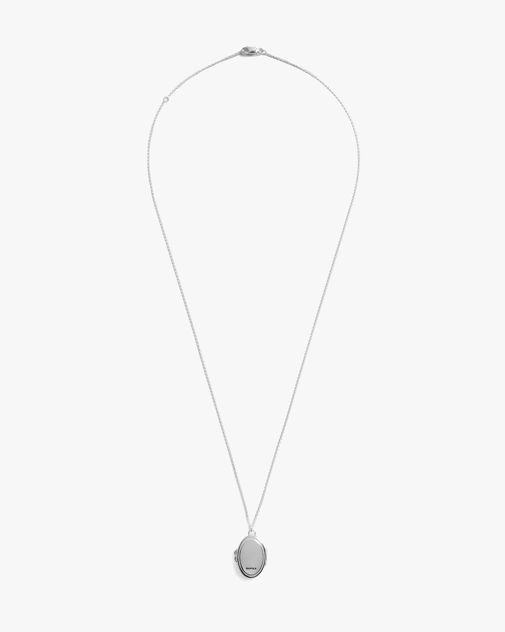 Heirloom Statement Locket Necklace - Sterling Silver