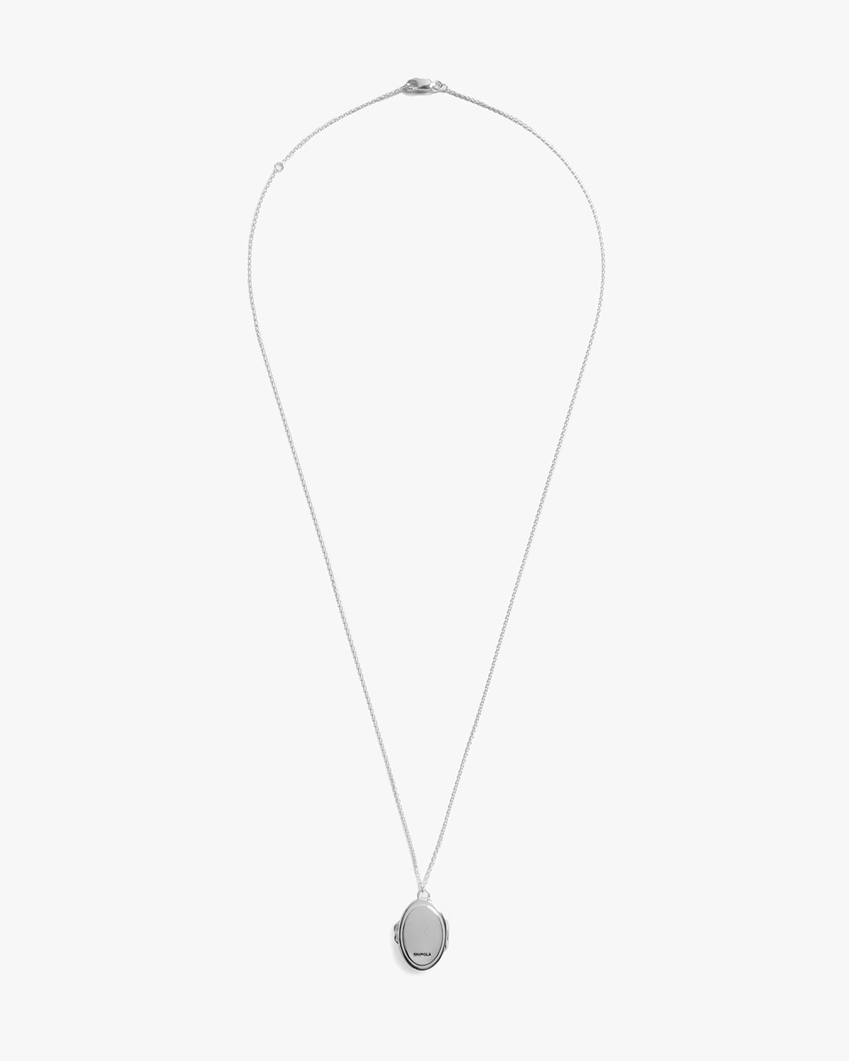 Heirloom Statement Locket Necklace - Sterling Silver