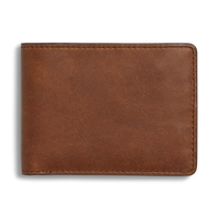 Slim Bifold Wallet - Medium Brown