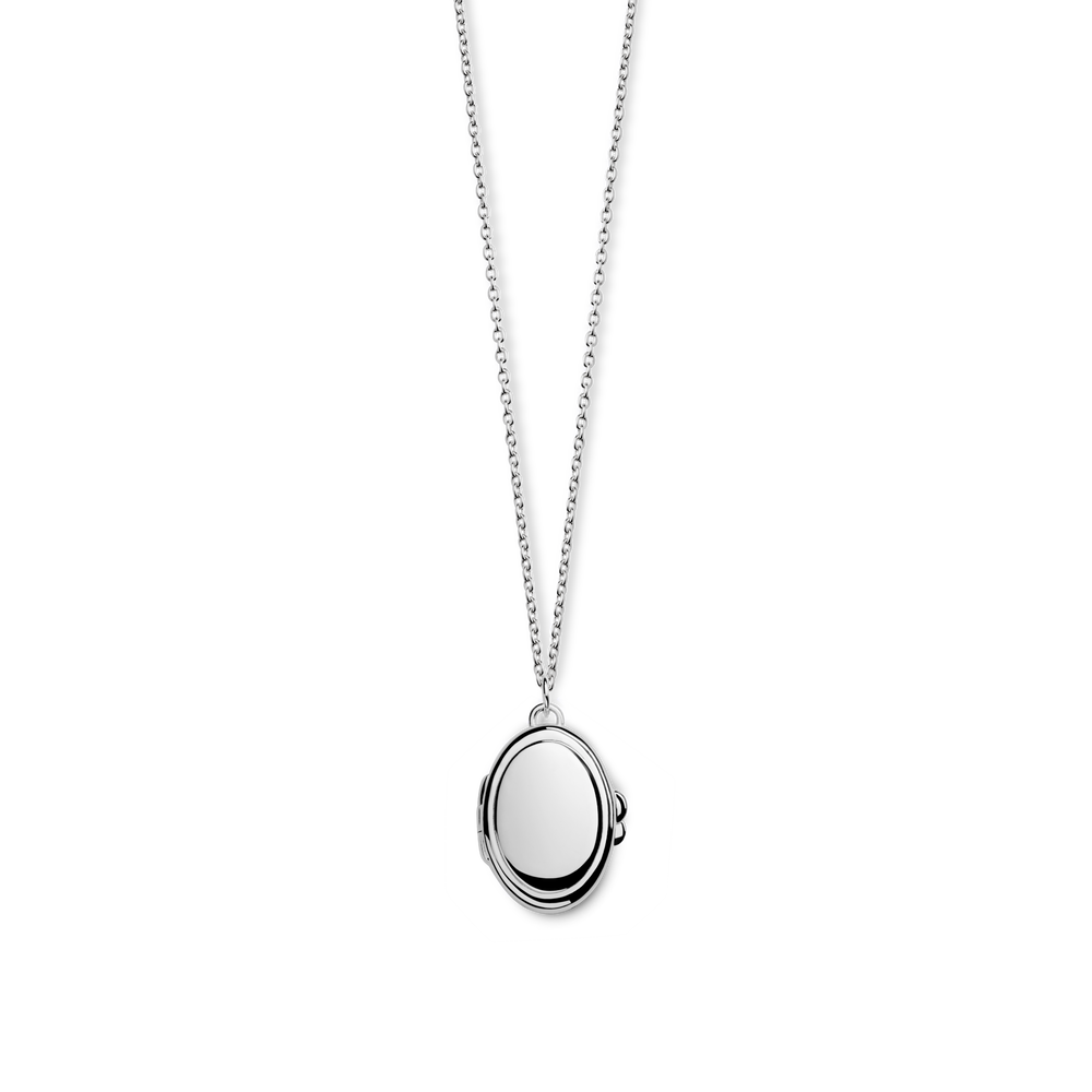 Heirloom Statement Locket Necklace - Sterling Silver