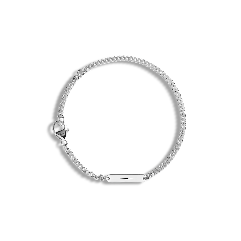 3mm Gauge Chain Bracelet Sterling